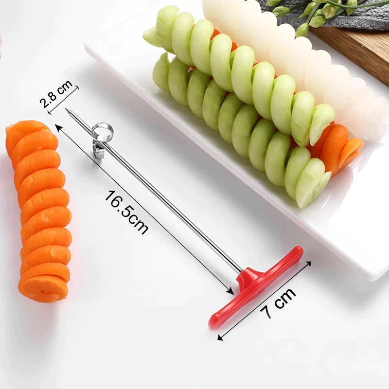 Grønnsaksfruktspiralkniv
