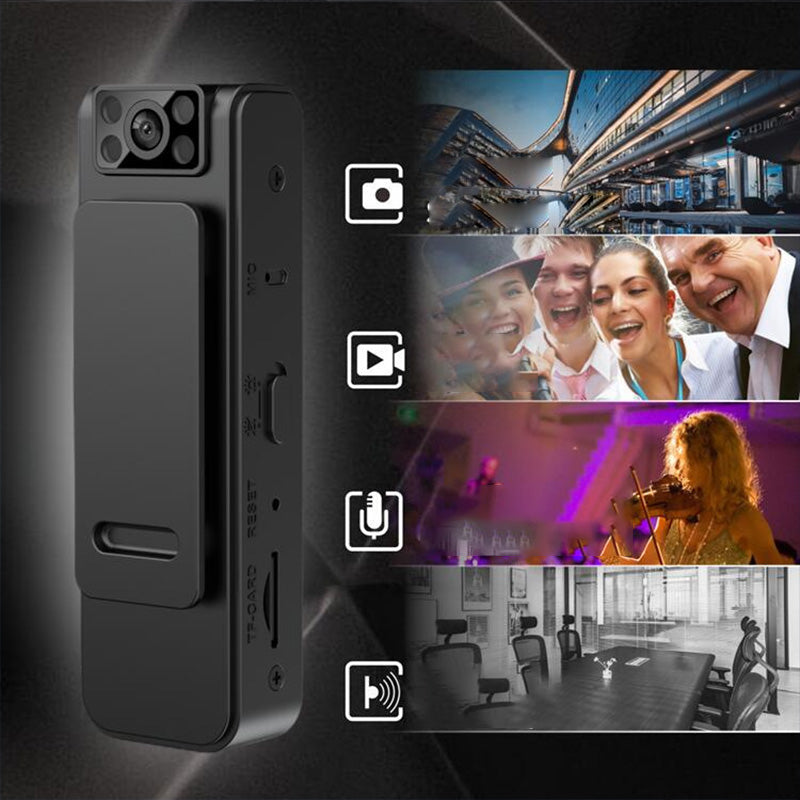 High-definition back clip-kamera med wifi-funksjon
