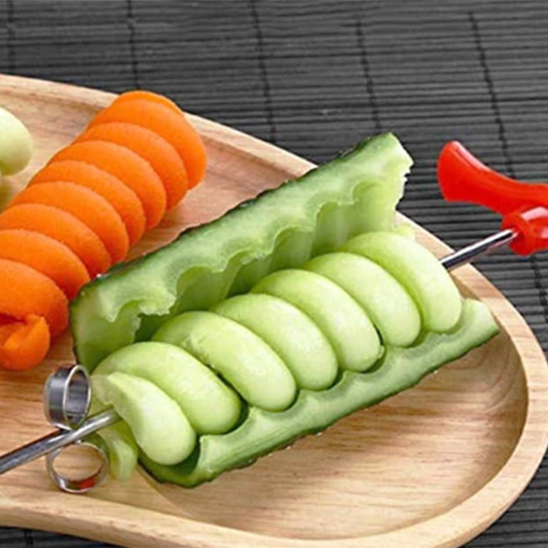 Grønnsaksfruktspiralkniv