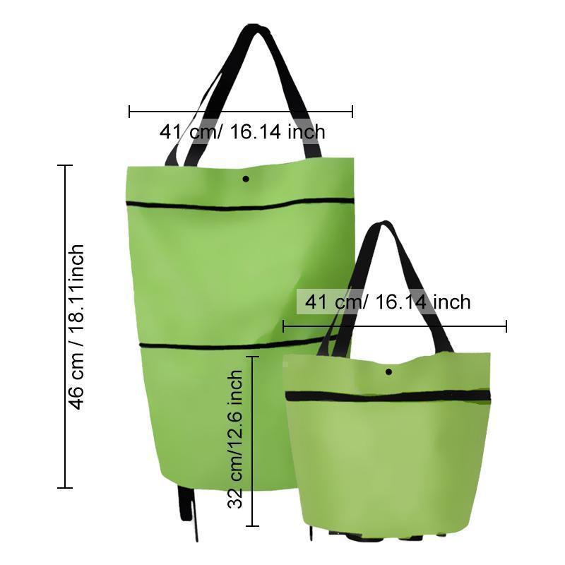 Sammenleggbar miljøvennlig handlepose