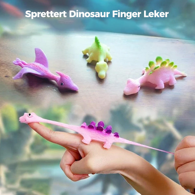 Slingshot Dinosaur Finger Leker (10 stk)
