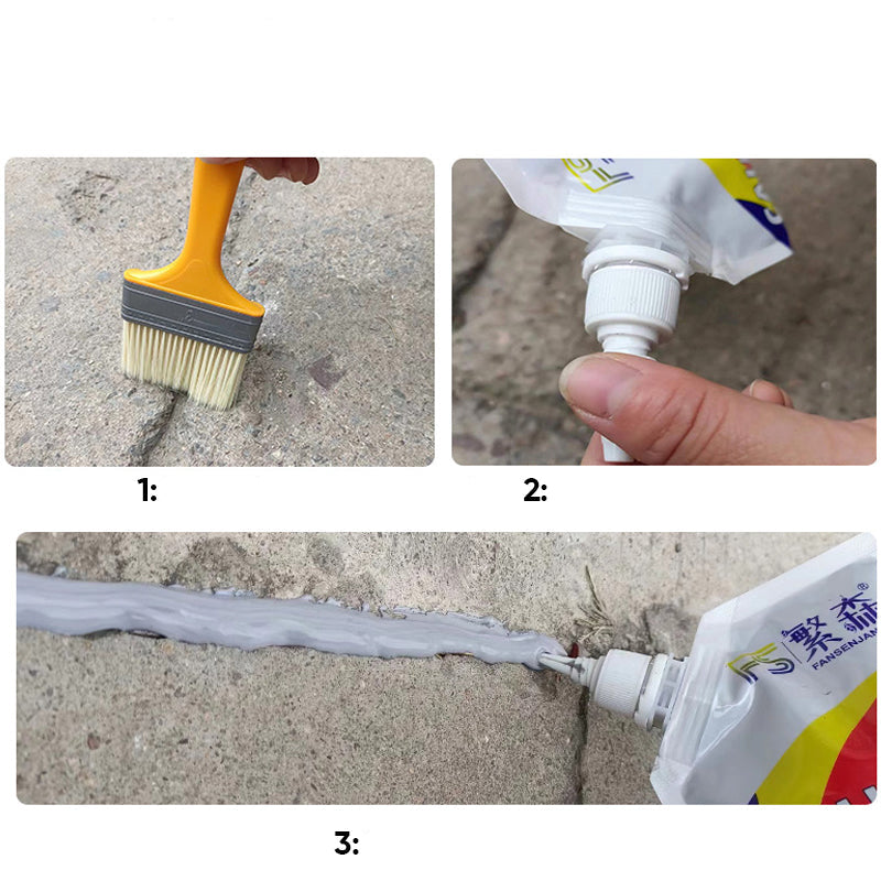 Tetningsmasse for reparasjon av betongsprekker