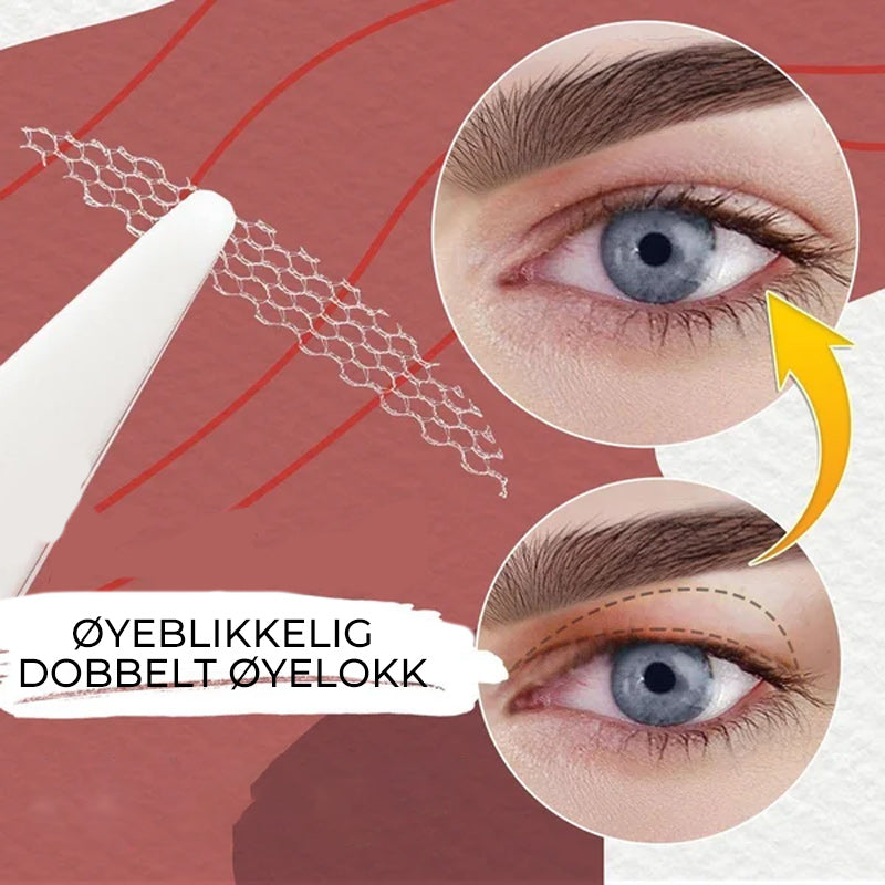 Limfritt usynlig dobbelt øyelokk-klistremerke