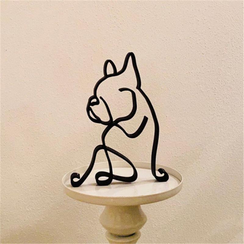 Hund minimalistisk kunst skulptur