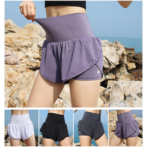Ladies hurtigtørkende fitness shorts