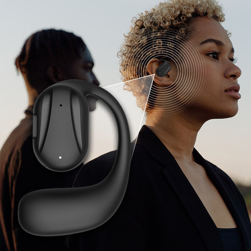 Trådløs Bluetooth-øreplugg for beinledning med ett øre