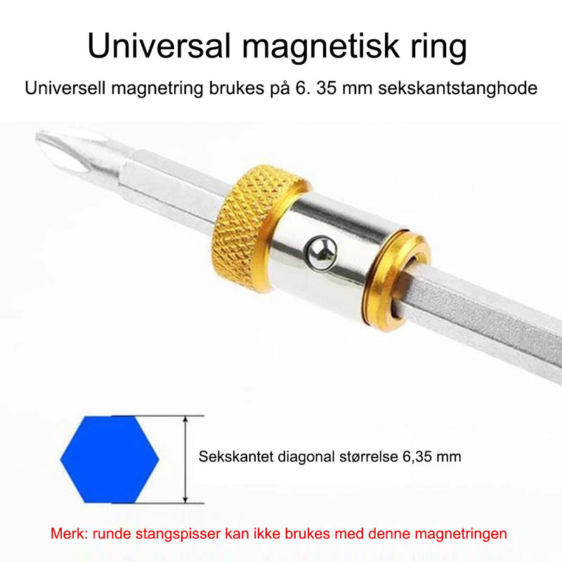 Universal magnetisk ring