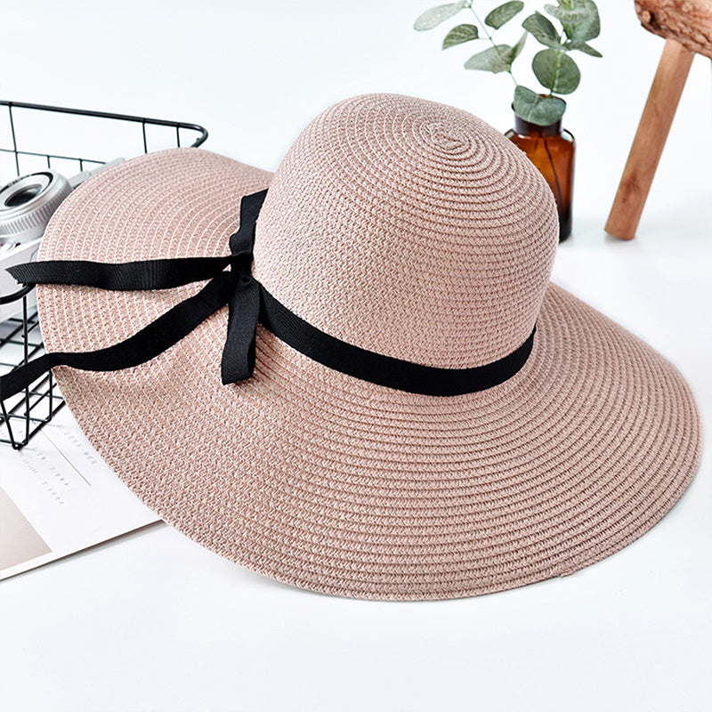 Wide Brim Foldable Straw Summer Sun Hat