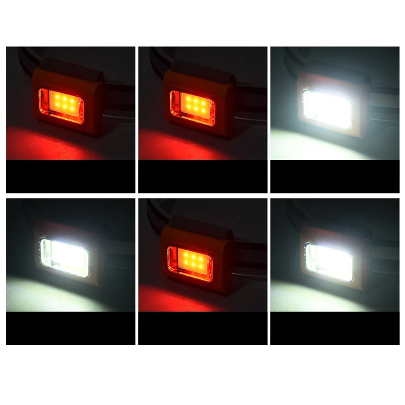 LED-lys med magnetisk klesklype