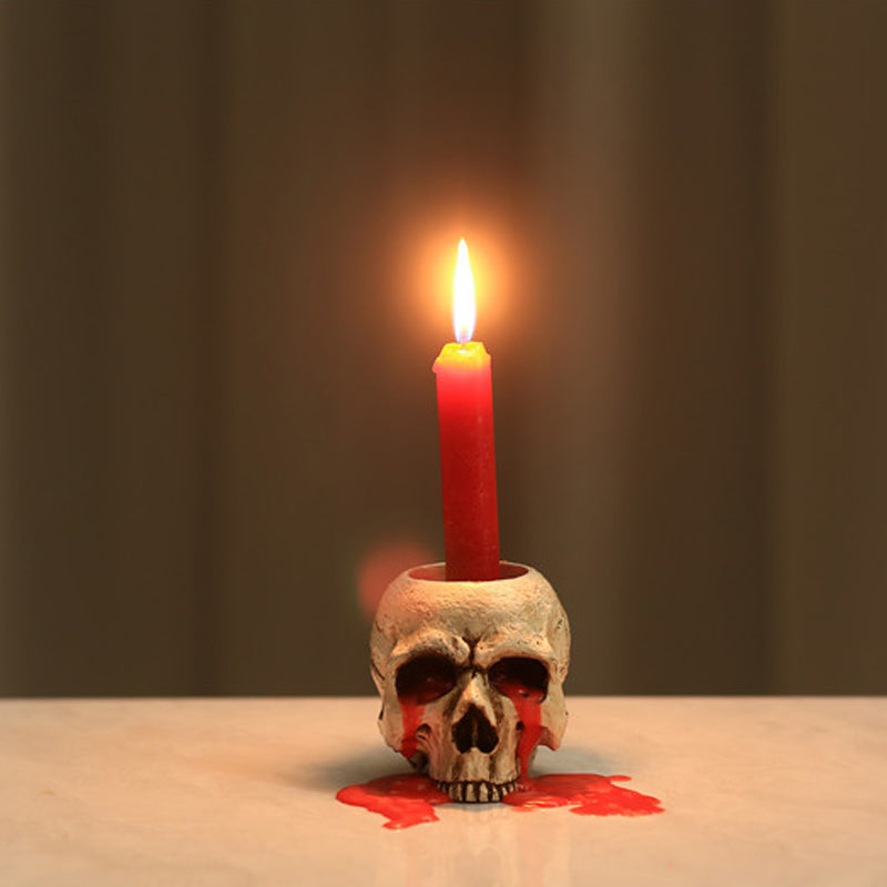 Skeleton Candlestick Holder