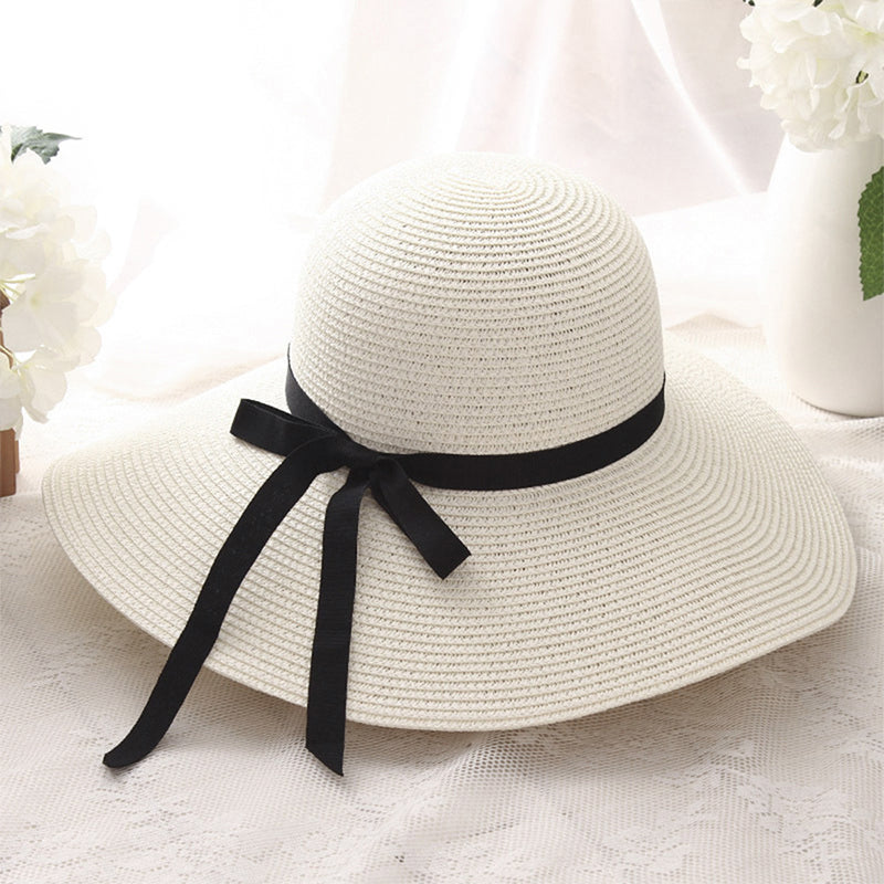 Wide Brim Foldable Straw Summer Sun Hat