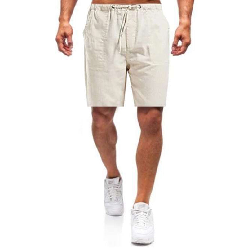Uformelle shorts i lin for menn